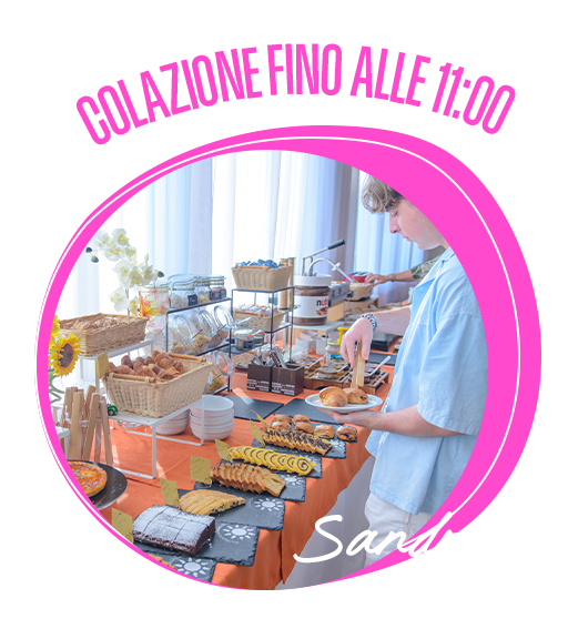 colazione fino alle 11:00